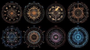 科幻风神秘星图罗盘集合