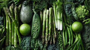 翠绿新鲜蔬菜大集合