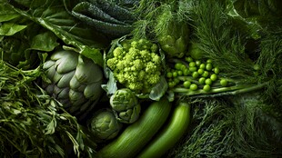 翠绿新鲜蔬菜大集合