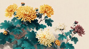 金秋菊韵 多彩花卉绽放