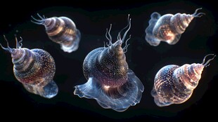 梦幻多彩的海底螺类展示