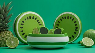 绿色系奇异果主题创意摆件