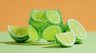 青柠气泡饮 清新夏日滋味