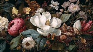 花卉静物画中的缤纷世界