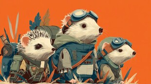 刺猬探险小队整装待发