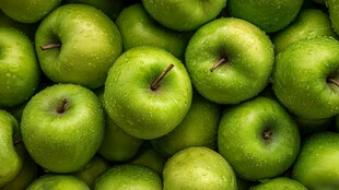 青苹果堆叠 清新视觉盛宴