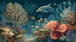 梦幻海底世界的奇妙景象