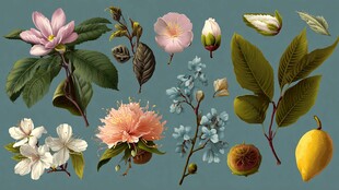 花卉植物素材集合