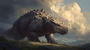 史前巨甲恐龙霸气登场