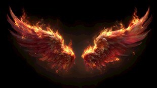 火焰羽翼 神秘炫酷之姿