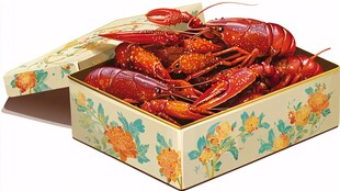 花盒里的美味小龙虾