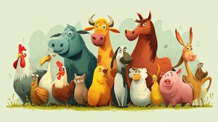 动物大集合 萌趣又可爱