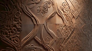 精致古老浮雕艺术图案