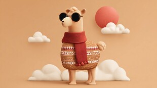 时尚骆驼 暖阳下的俏皮穿搭