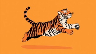 跳跃的猛虎