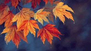 秋意枫叶 绚烂色彩的邂逅