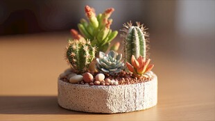 迷你多肉仙人掌盆栽组合