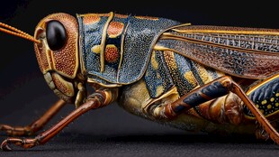 精致多彩的昆虫艺术品