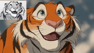 卡通老虎形象 可爱又生动