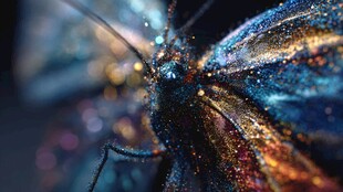 梦幻彩蝶 光影闪烁的美丽