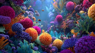 梦幻海底珊瑚世界奇观