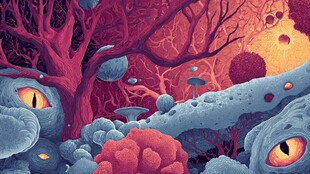 奇幻微观世界的神秘景象