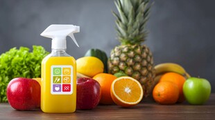 果蔬清洁喷雾与新鲜蔬果