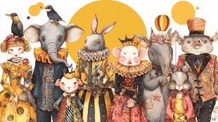 动物们的华丽盛装派对