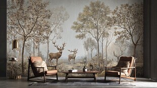 森林风客厅 自然惬意空间