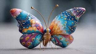 梦幻彩蝶 绚丽的艺术之作