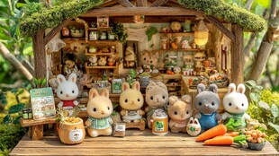 森系萌宠玩偶杂货铺场景