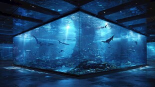 梦幻海底水族馆展示空间