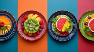 多彩水果拼盘 视觉盛宴