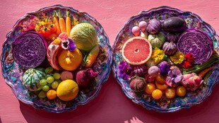 多彩蔬果拼盘装点生活