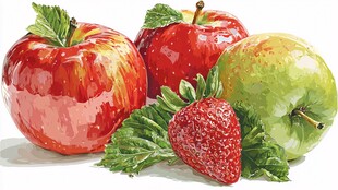 多彩鲜果组合图