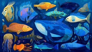 海洋生物大集合