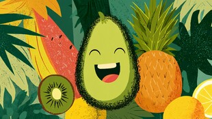 欢乐牛油果的缤纷水果世界