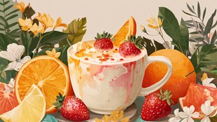 鲜果奶饮 开启清新好时光