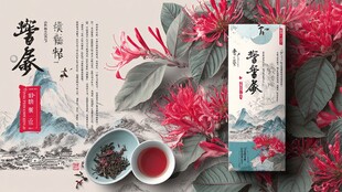 中式山茶韵 雅致包装展示