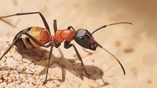 逼真蚂蚁插画 细节满满