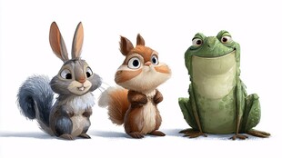 可爱萌趣的小动物们