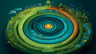 环形生态景观奇幻世界