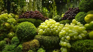 梦幻绿植葡萄景观展示