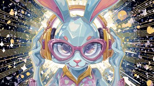 炫酷星际兔 潮酷音乐风