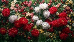 绚丽多彩花卉绽放美景