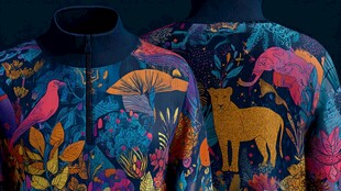 绚丽动物花卉图案时尚服装