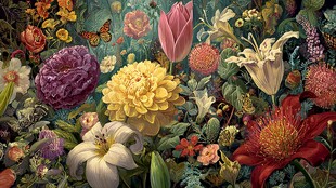 繁花盛景 多彩花卉世界