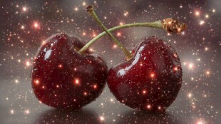 双颗璀璨樱桃梦幻光影秀