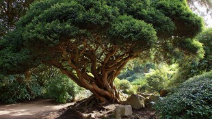 巨型盆景树 自然之奇观