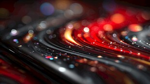 炫彩流体波纹光影特效